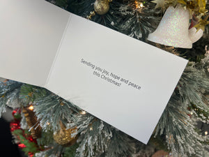 Gloss Christmas Card (sending joy, hope and peace)